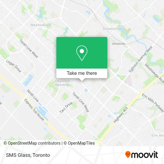 SMS Glass map