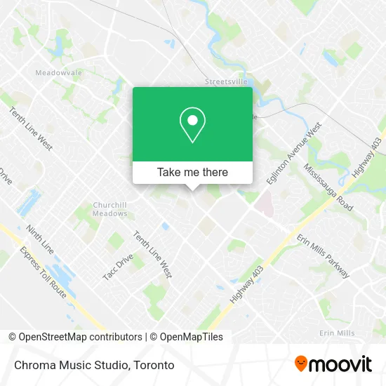 Chroma Music Studio map