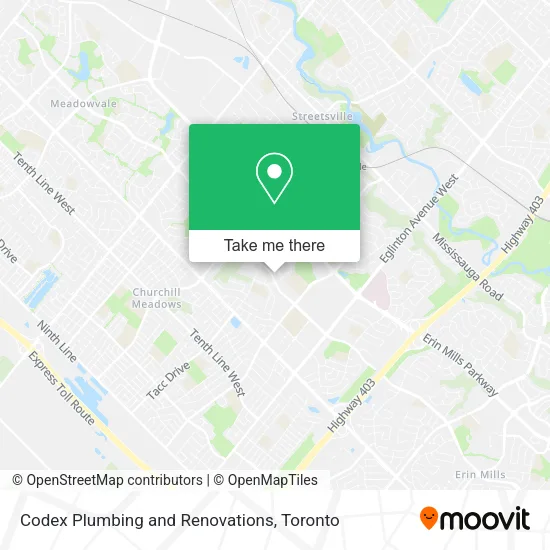 Codex Plumbing and Renovations map