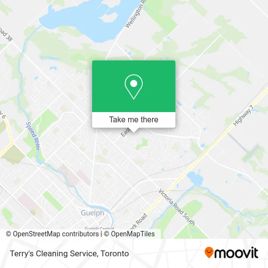 Terry's Cleaning Service map