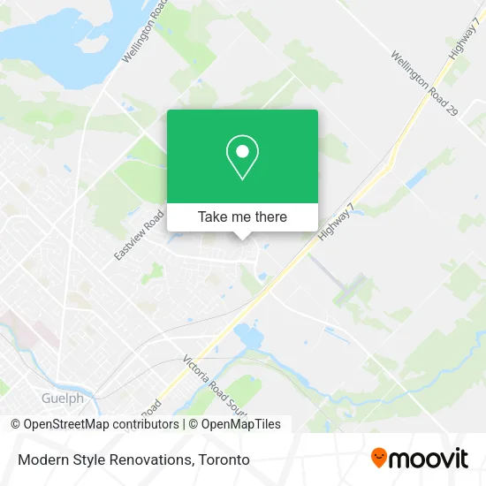 Modern Style Renovations map