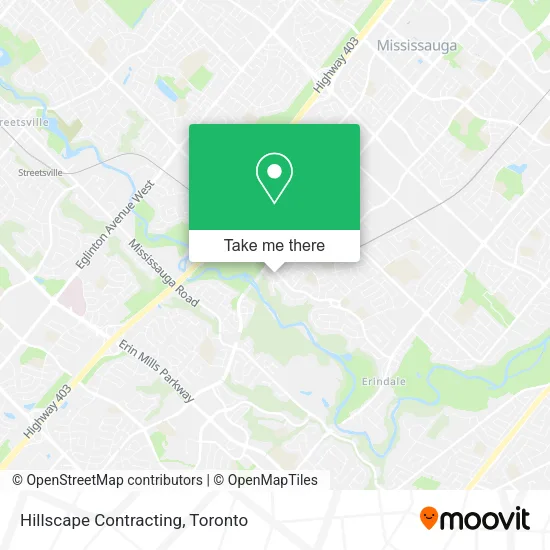 Hillscape Contracting map