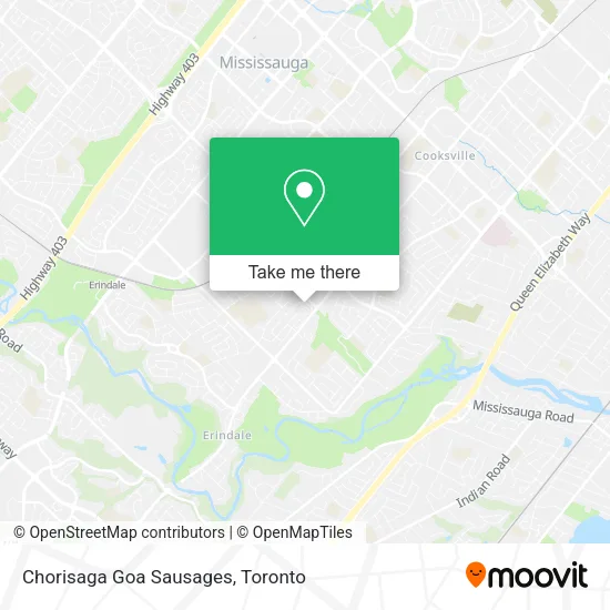 Chorisaga Goa Sausages map