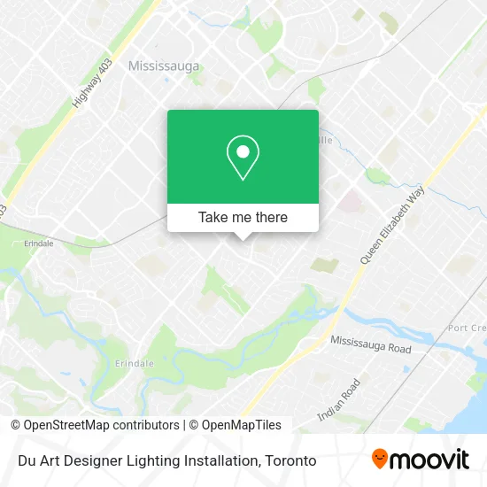 Du Art Designer Lighting Installation map
