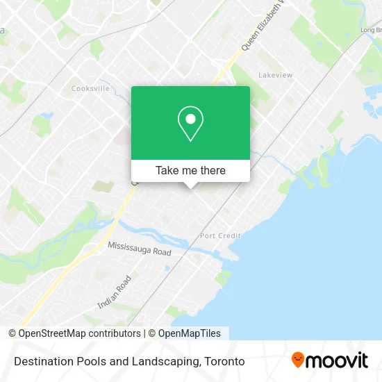 Destination Pools and Landscaping map