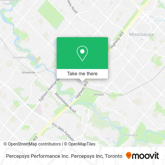 Percepsys Performance Inc. Percepsys Inc map