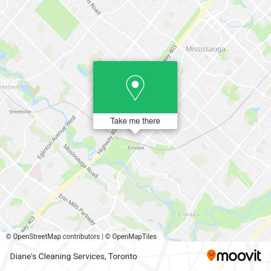 Diane's Cleaning Services map