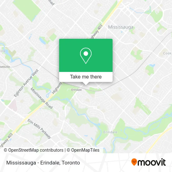 Mississauga - Erindale map