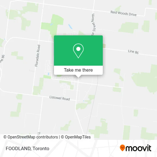 FOODLAND map