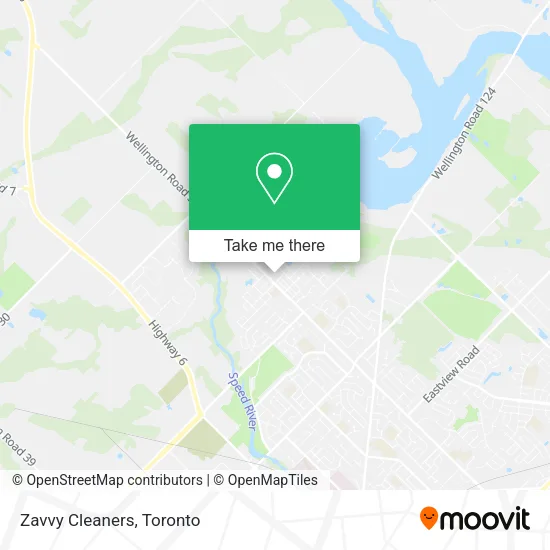 Zavvy Cleaners map