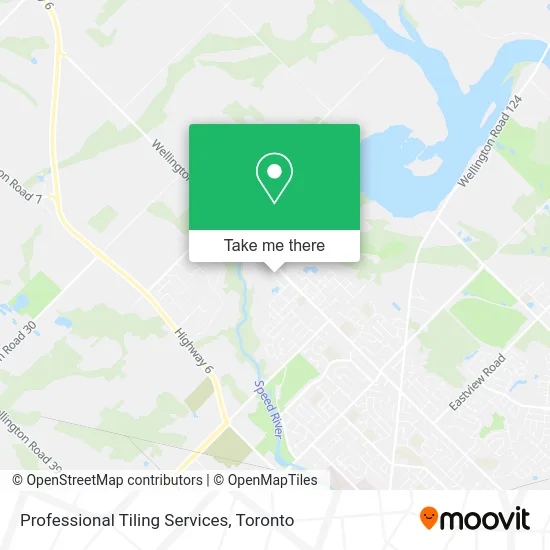 Professional Tiling Services map