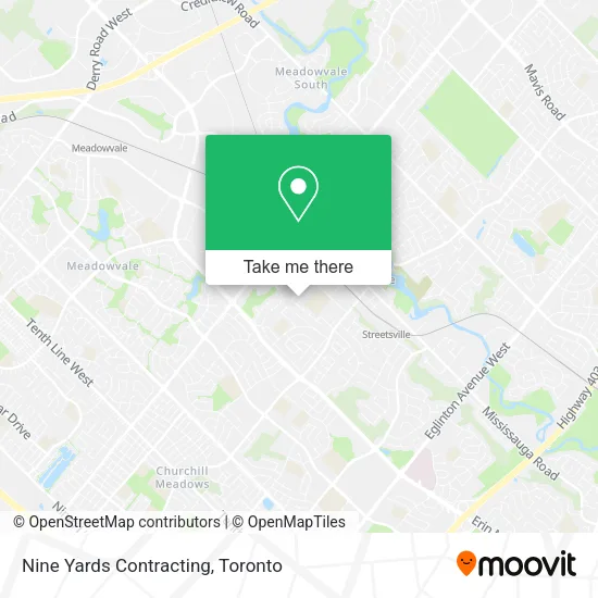 Nine Yards Contracting map
