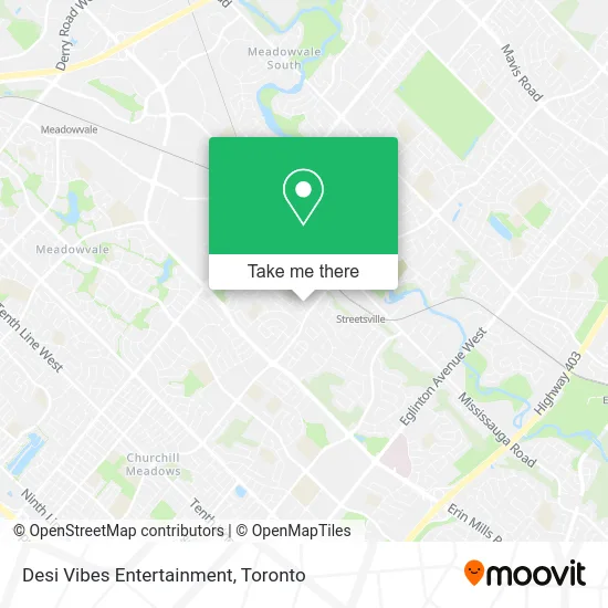 Desi Vibes Entertainment map
