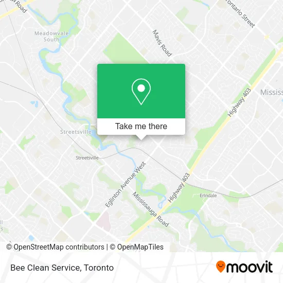 Bee Clean Service map