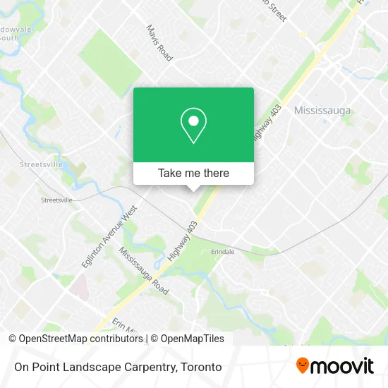 On Point Landscape Carpentry map