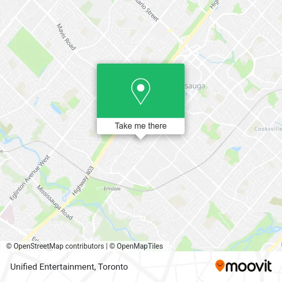 Unified Entertainment map