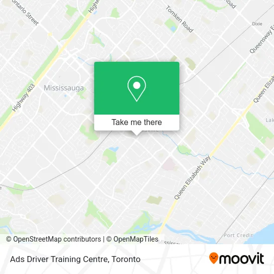 Ads Driver Training Centre map