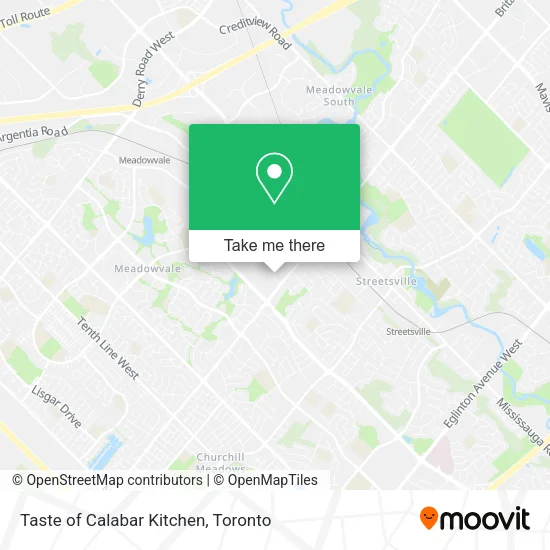 Taste of Calabar Kitchen map