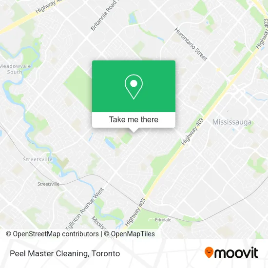 Peel Master Cleaning map