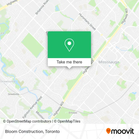 Bloom Construction map