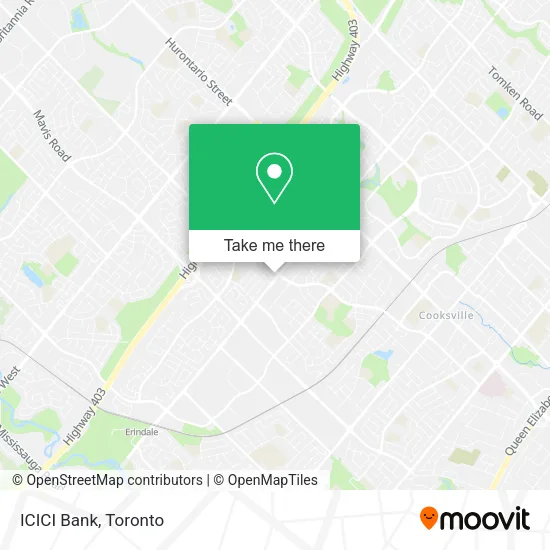 ICICI Bank map
