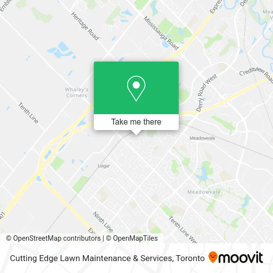 Cutting Edge Lawn Maintenance & Services map