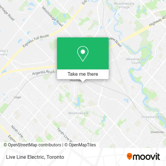 Live Line Electric map