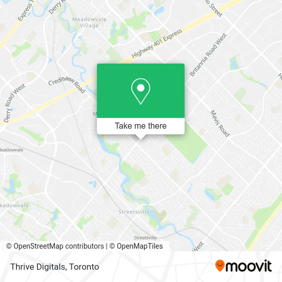 Thrive Digitals map