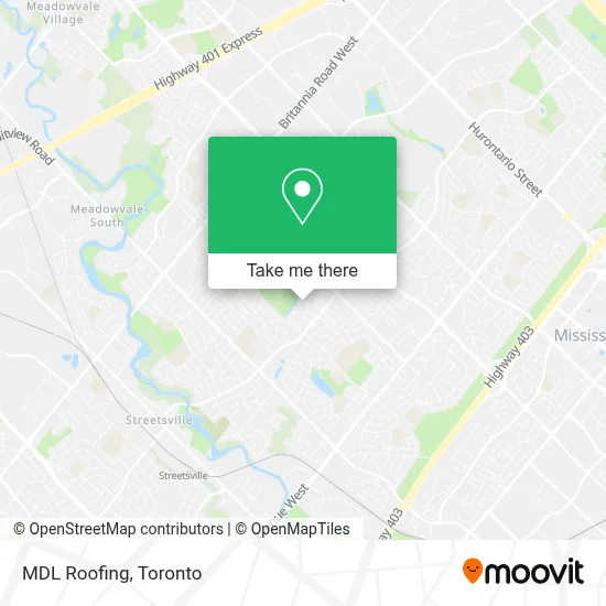 MDL Roofing map