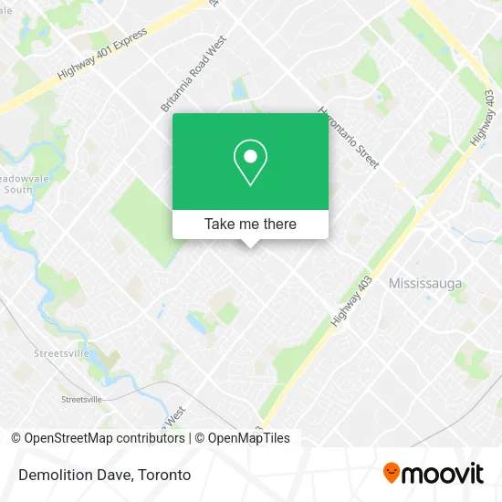 Demolition Dave map