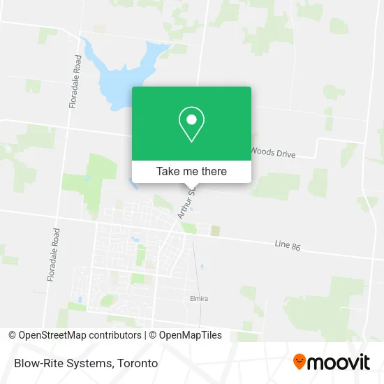 Blow-Rite Systems map