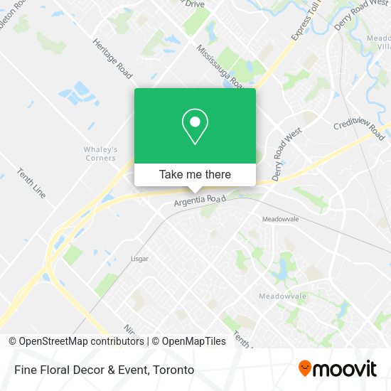 Fine Floral Decor & Event map