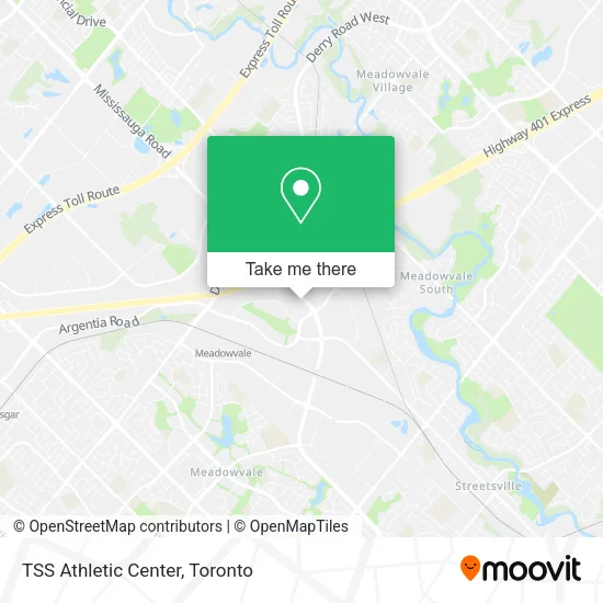 TSS Athletic Center map