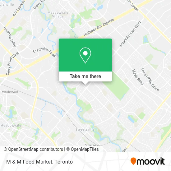 M & M Food Market map