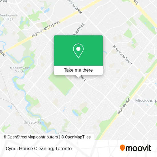 Cyndi House Cleaning map