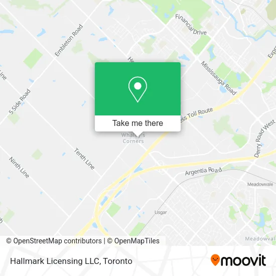 Hallmark Licensing LLC map