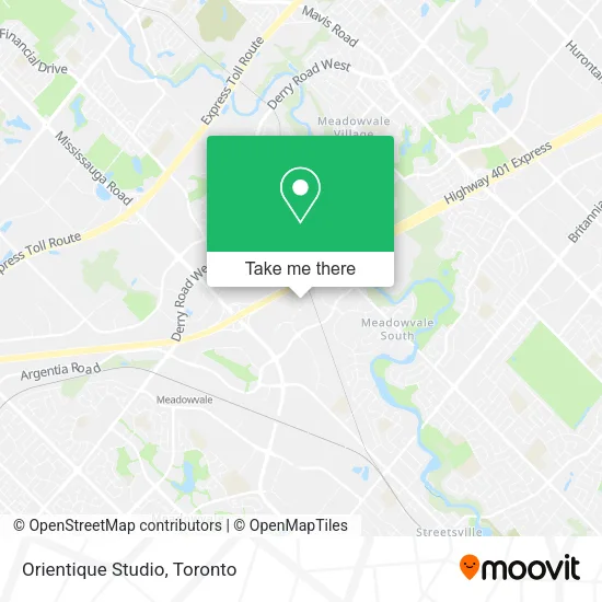 Orientique Studio map