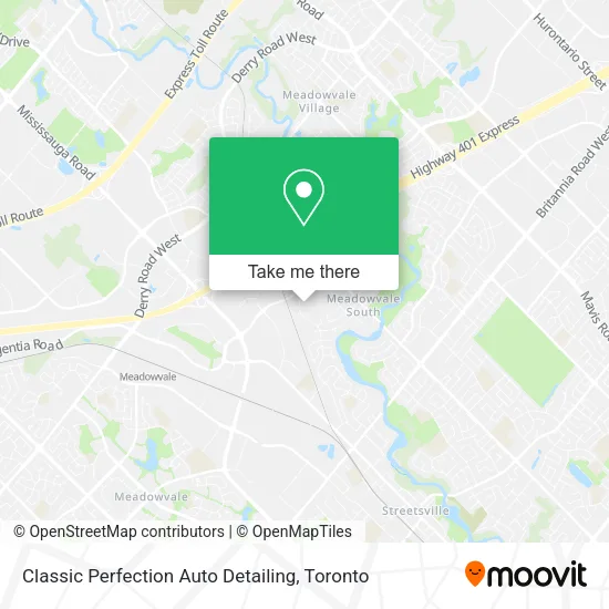 Classic Perfection Auto Detailing map