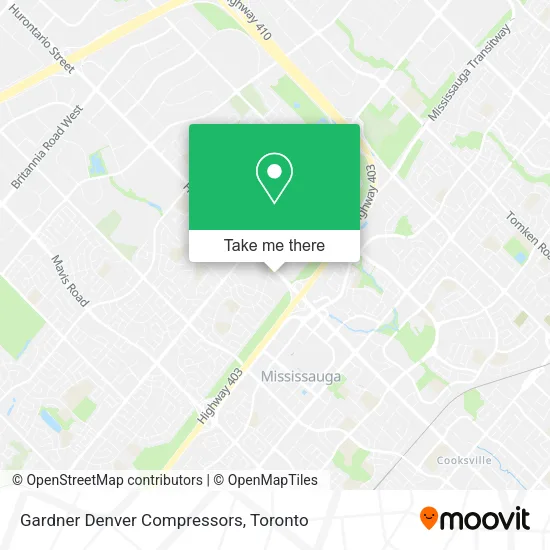 Gardner Denver Compressors map