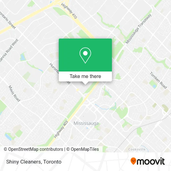Shiny Cleaners map