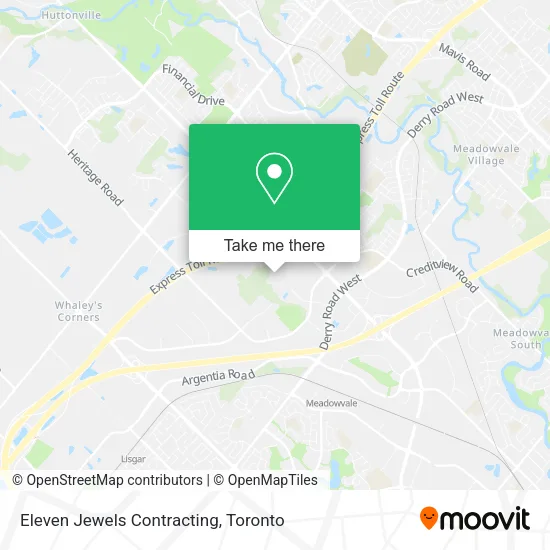 Eleven Jewels Contracting map