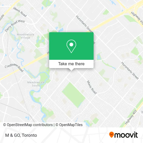 M & GO map