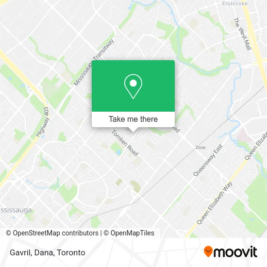 Gavril, Dana map