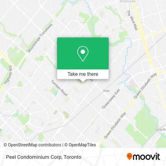 Peel Condominium Corp map