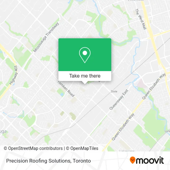 Precision Roofing Solutions map