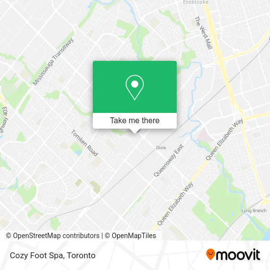Cozy Foot Spa map