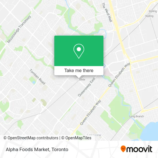 Alpha Foods Market map