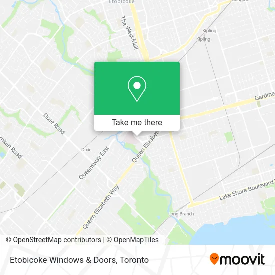 Etobicoke Windows & Doors map