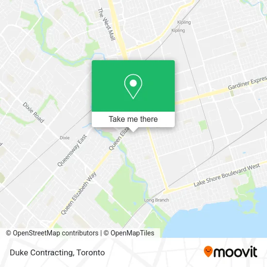 Duke Contracting map
