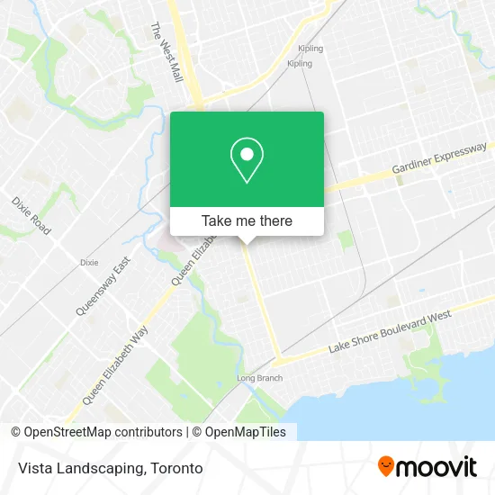 Vista Landscaping map